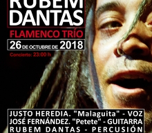 Rubem dantas flamenco trio cartel la catarina 26 10 2018
